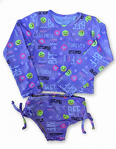 Camiseta e Calcinha Smile - AleKids