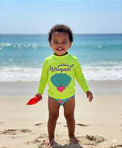 Camiseta e Calcinha  Conchas - AleKids