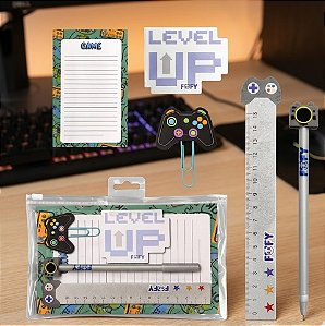 Kit de Anotação Game – Level Up Fofy