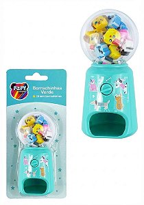 Borrachinhas Escolares Rosa e Verde - Fofy