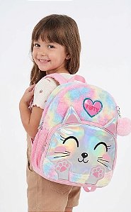 Mochila Escolar Gatinho Fluflu - Fofy