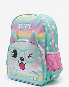 Mochila Escolar Dog Glitter - Fofy
