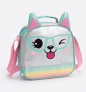 Lancheira Escolar Dog Glitter - Fofy