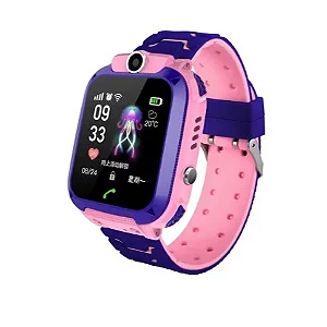Relógio SmartWatch Infantil Com Rastreador GPS Chip e Câmera - Rosa