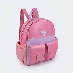 Mochila Candy Rosa Fruit Lilás Pampili