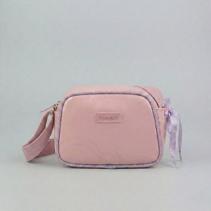 Bolsa Tiracolo com Laço Rosa Pampili