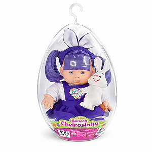Boneca Cheirosinha Uva No Ovo De Páscoa C/ Coelho Líder