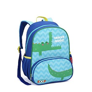 Mochila Infantil Seanite Zoop 13 Jacare