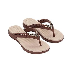 Sandália  Feminina Azaleia Ivy Marrom