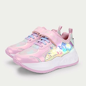 Tênis Infantil de Rodinhas Bibi Skatenis Light 2.0 Rosa