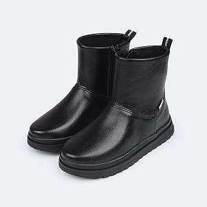 Bota Pampili Flora Cintilante Preta