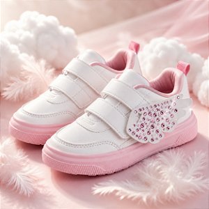 Tênis Infantil Feminino XP24 Asa Rosa Pampili