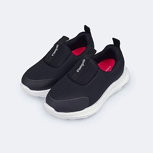 Tênis Bubble Pampili Feminino Confortável Preto/Preto