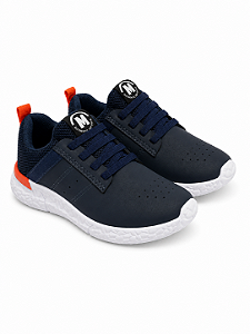 Tênis Molekinho Floter Nylon Marinho/Laranja