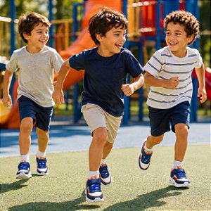 Tênis Infantil Menino Mania de Criança com LED