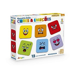 Jogo da Memória Baby Cores e Emoções -Junges