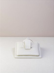 ANEL SOLITARIO PRATA
