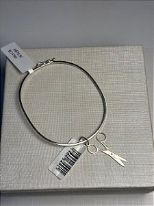 BRACELETE COM PINGENTE TESOURA