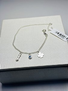 Pulseira olho grego formiguinha