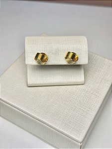 BRINCO NÓ BANHADO EM OURO 18K