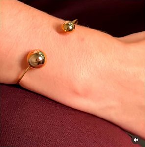 BRACELETE BANHADO A OURO 18K