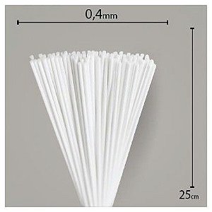Vareta fibra Branca 25 cm