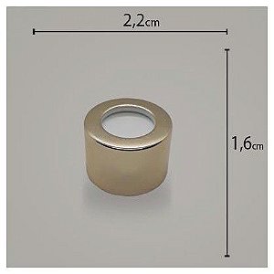 Tampa luxo rosca 20 Dourada