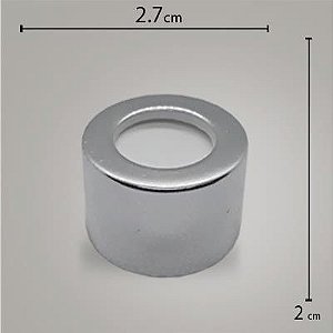 Tampa luxo rosca 24 Prata