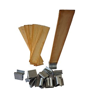 PAVIO  DE MADEIRA 15CM EMBALAGEM 10 PEÇAS