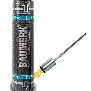 MANTA ASFALTICA PREMIUM 3MM ALUMINIO - M² 1x10 Metros