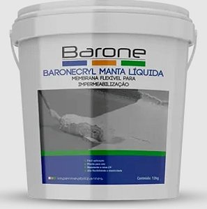 BARONECRYL MANTA LIQUIDA BRANCA BD 12 kg