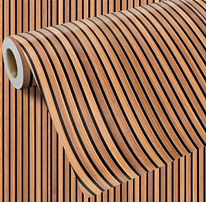 Papel de Parede Adesivo 5m X 45cm - Ripado