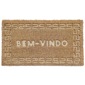 Tapete Capacho Fibra de Coco 60x33cm Bem Vindo