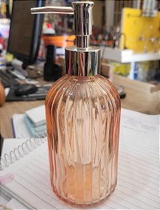 Porta Sabonete Líquido de Vidro Ambar Liege