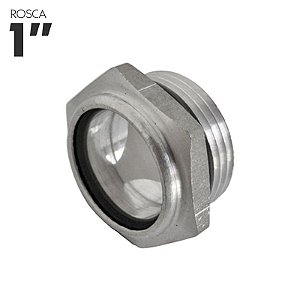 Visor de Nivel do Oleo Compressor - 1 Pol