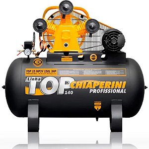 Compressor Chiaperini TOP15 15/150 - 15pcm - 3HP 150L 140psi - 220V - MP3V