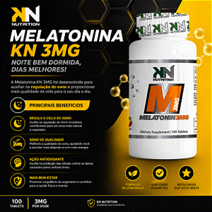 MELATONINA 3MG KN NUTRITION 100 CPS