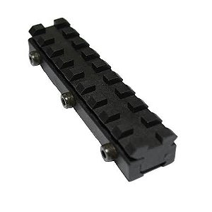 TRILHO PICATINNY PRETO CBC 11MM PARA 22MM