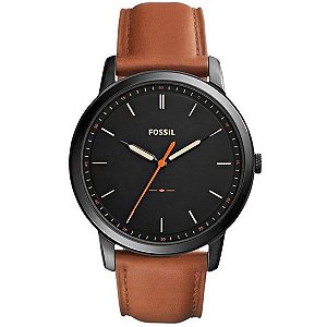 Relógio Fossil Slim Masculino Preto Fs5305/2pn