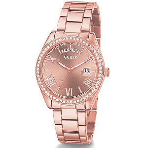 Relógio Guess Rosê Feminino Gw0307l3