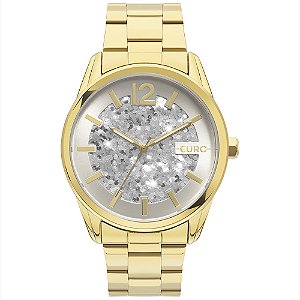 Relógio Euro Feminino Dourado Eu2033br/4b