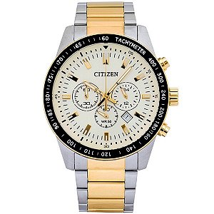 Relógio Citizen Masculino Prata/Dourado Tz30802e