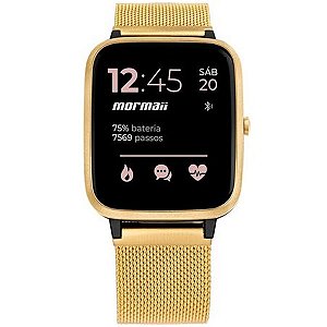 Relógio Smartwatch Mormaii Life Molifeam/7d Dourado