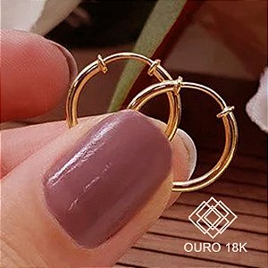 Brinco Argola Ouro 18k