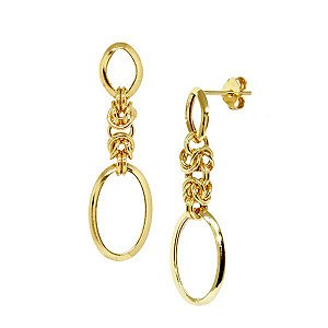 Brinco Elos Ouro 18k