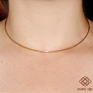Gargantilha Aro Ouro 18k