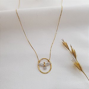 Gargantilha Espírito Santo Ouro 18k Diamantes