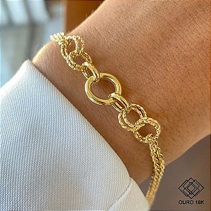 Pulseira Feminina Ouro 18k