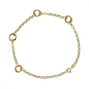 Pulseira Feminina Ouro 18k