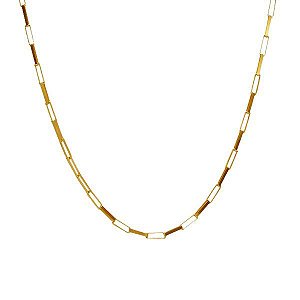 Cordão Masculino Cadeado Ouro 18k 60cm
